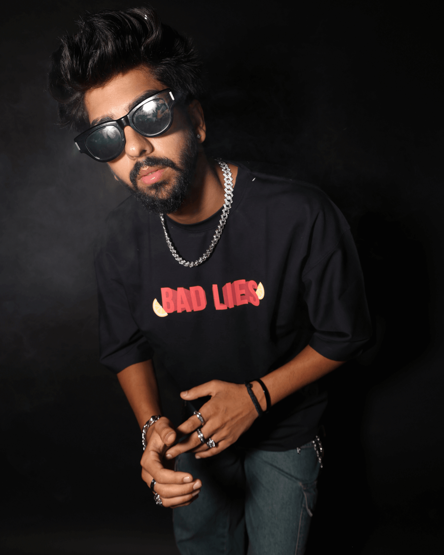 CMON JUST ONE [NAVY BLUE] - Bad Lies