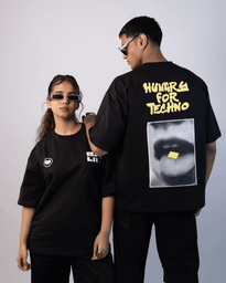 HUNGRY FOR TECHNO (BLACK) - Bad Lies