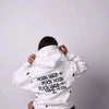 WORK HARD HOODIE [WHITE] - Bad Lies