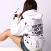 WORK HARD HOODIE [WHITE] - Bad Lies