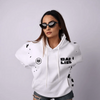 WORK HARD HOODIE [WHITE] - Bad Lies